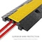 Pyle Cable Ramp, 1.80 in H, 39.40 in L, 9.60 in W, 2 Channel, Thermoplastic Rubber PCBLCO103 - alternate 2